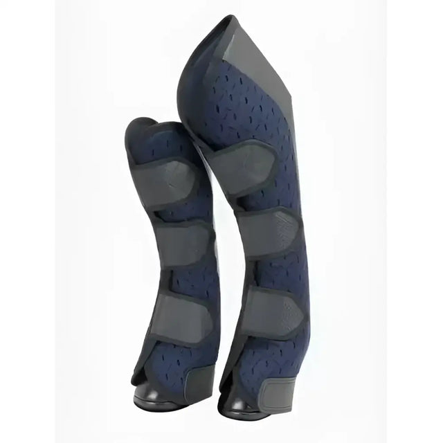 Navy and gray kudos 3d mesh travel boots with breathable mesh panels and adjustable straps for superior travel boots