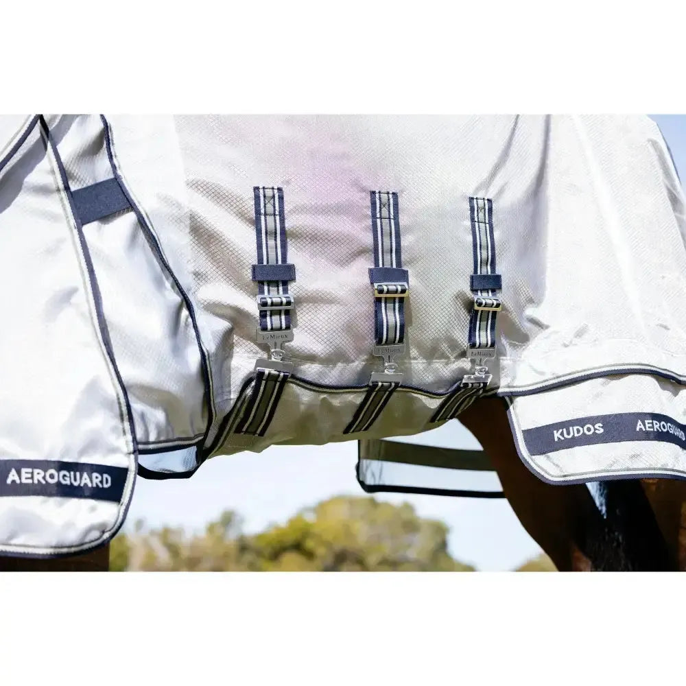 LeMieux Kudos AeroGuard Fly Rug Silver Silver 4'9" Fly Rugs