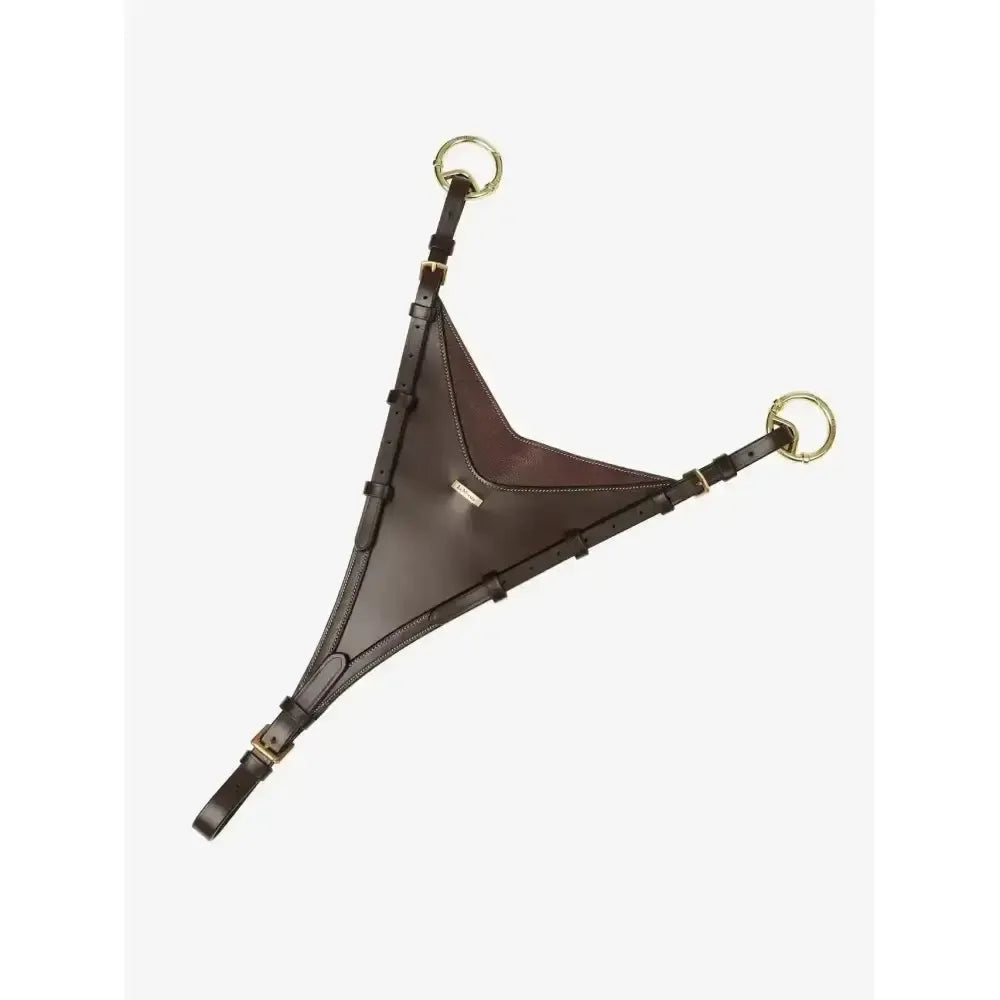 LeMieux Kudos Bib Martingale Attachment Havana/Brass Cob Havana/Brass Martingale Bib