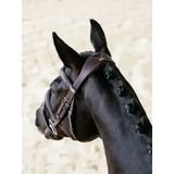 LeMieux Kudos Contour Flash Bridle Brown Brown Pony Flash Bridles
