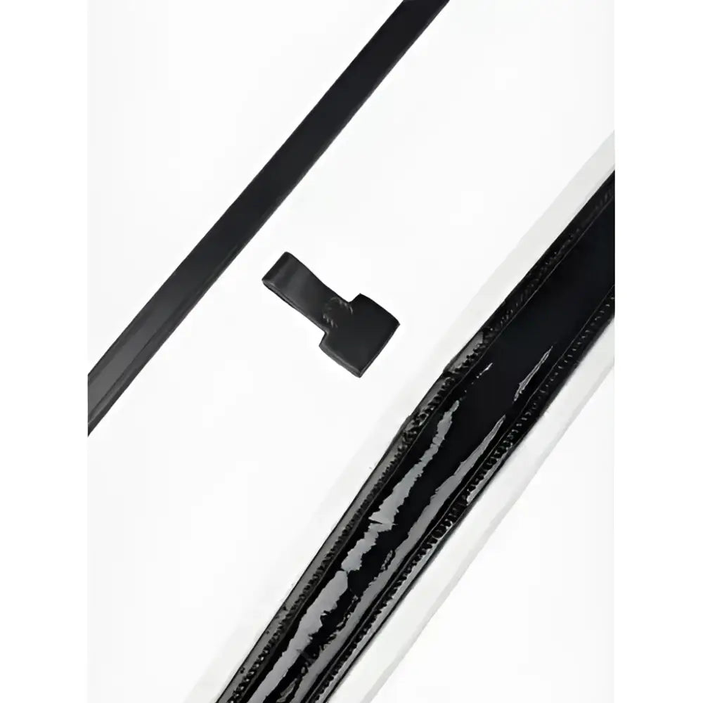 Black patent leather zipper pull with glossy finish on lemieux kudos double bridle black white high-quality pre-oiled italian leather