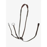 Brown leather horse bridle with silver hardware from lemieux kudos running martingale for horse riding wardrobe
