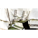 White horse fly sheet lemieux kudos sweet itch rug stone with gray reflective straps and silver metal buckles for sweet itch comfort