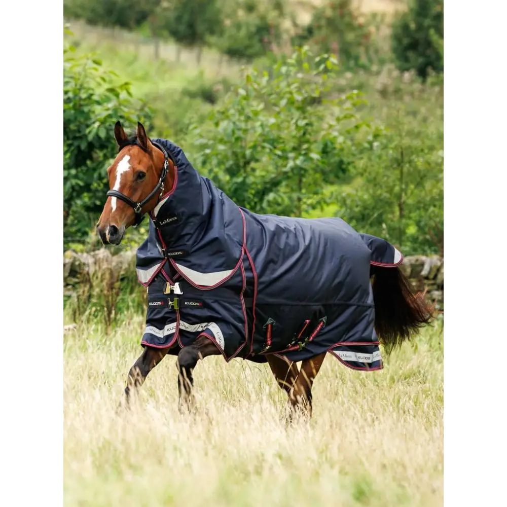 Lemieux Kudos Thermo Layer Turnout Rug 300g Navy - Turnout Rugs