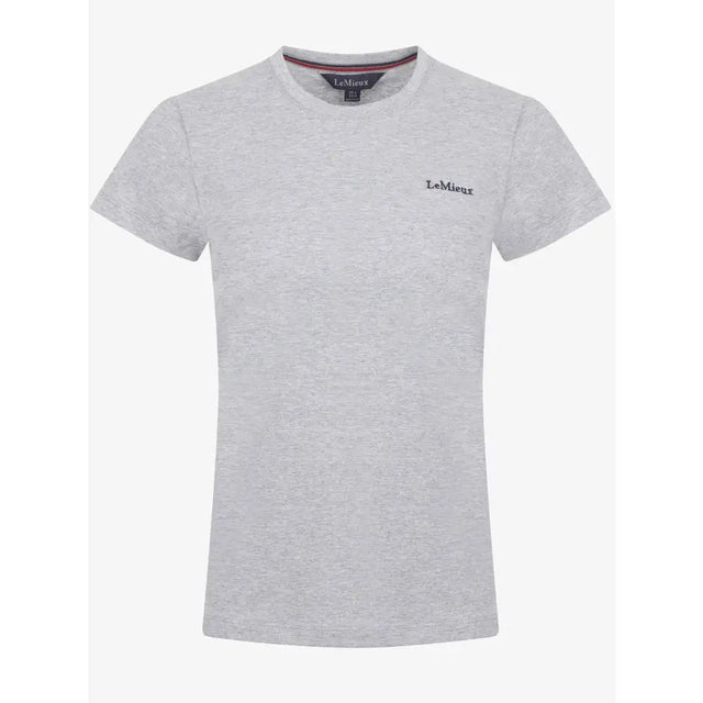 LeMieux Ladies Elite T-Shirt Grey Grey 16 Polo Shirts & T Shirts Barnstaple Equestrian Supplies