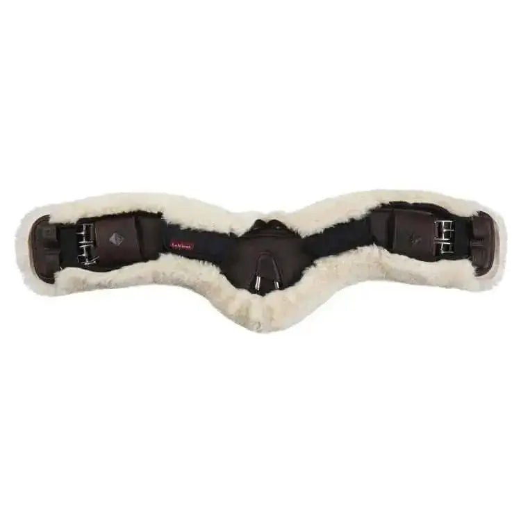 LeMieux Lambswool Anatomic Girth Cover Natural Natural Small Girths Barnstaple Equestrian Supplies