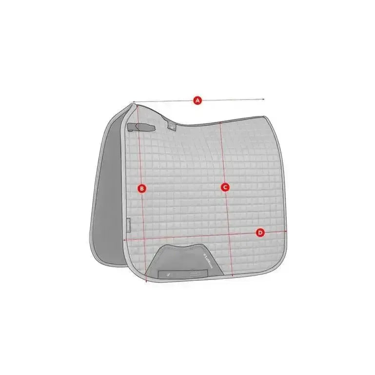 LeMieux Le Cool Grip Dressage Pad Navy One 