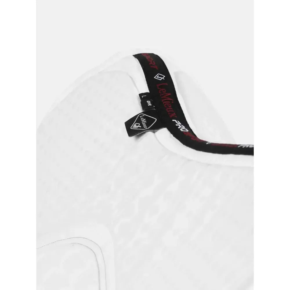 LeMieux Le Cool Grip Dressage Pad White White One 