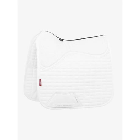 LeMieux Le Cool Grip Dressage Pad White White One Barnstaple Equestrian Supplies