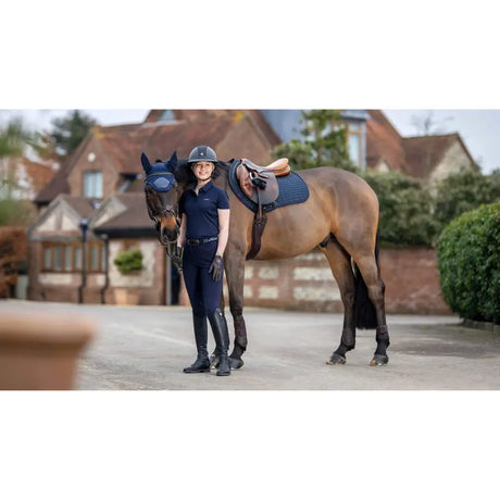 LeMieux Le Cool Grip EuroJump Pad Navy Navy One Barnstaple Equestrian Supplies