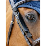 LeMieux Leather Bridle Blinkers Brown Brown Cob Blinkers