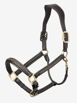 LeMieux Leather Crystal Headcollar Black Cob Black Headcollars