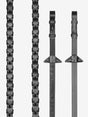 LeMieux Leather Laced Reins Black/ Silver Pony Black/Silver Laced Reins