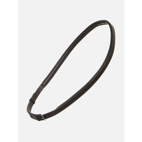 Black leather neck strap with silver buckle from lemieux leather neck strap brown collection