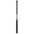 Black leather lemieux lebaton whip navy with textured grip and shock absorbing gel for comfortable riding use