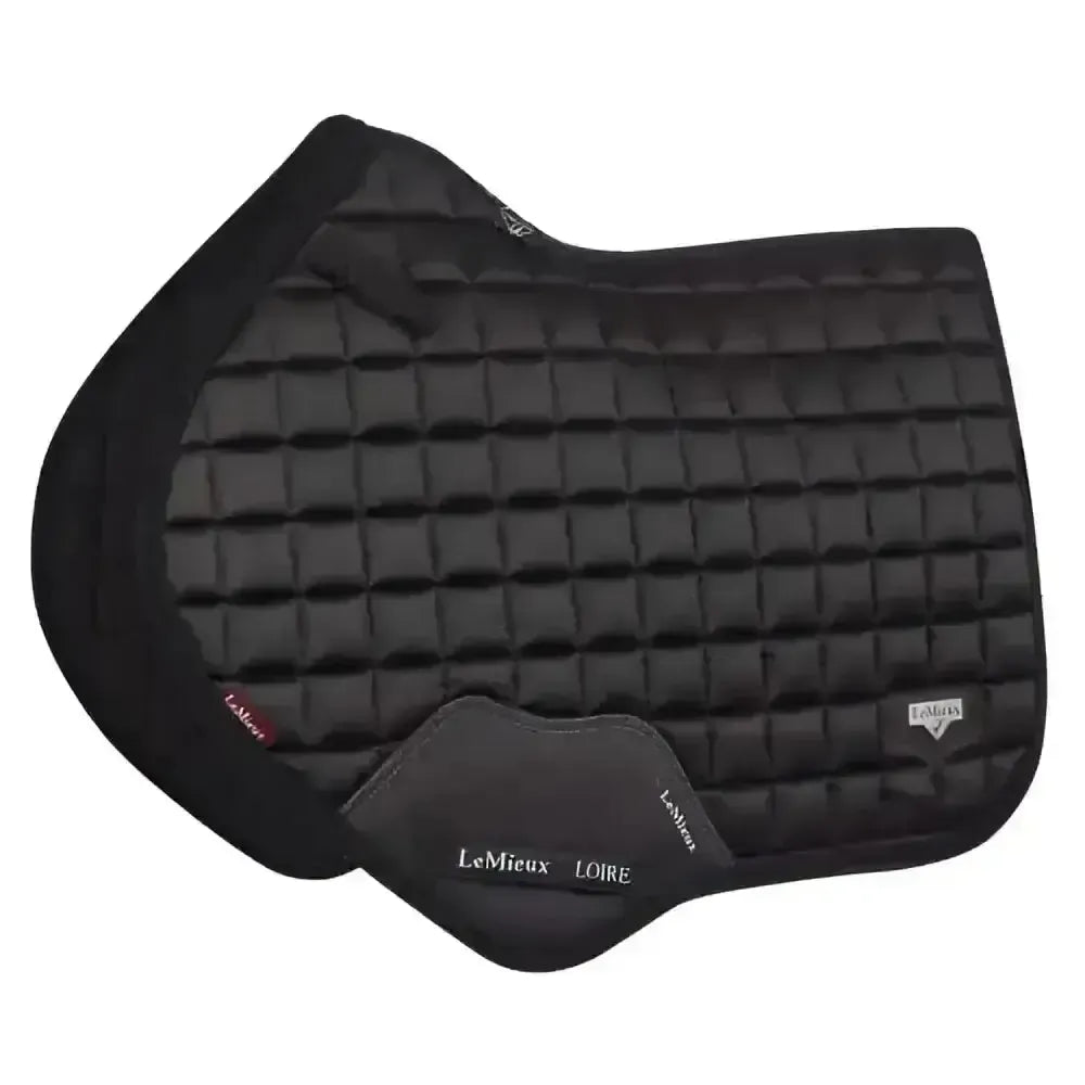 LeMieux Loire Classic Close Contact Square Black Saddle Pads Large Saddle Pads