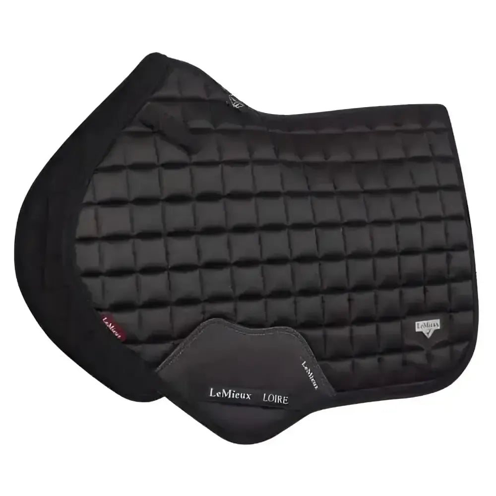 LeMieux Loire Classic Close Contact Square Black Saddle Pads Large Saddle Pads