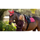 Lemieux Loire Classic Close Contact Square Cranberry Cranberry Small/Medium Saddle Pads