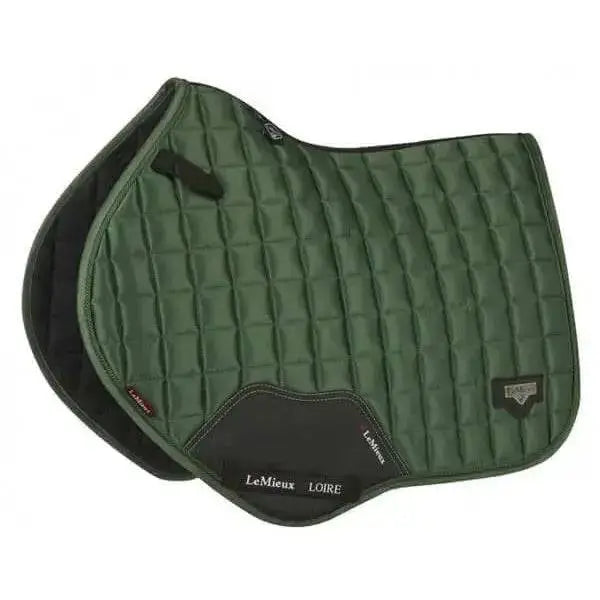 LeMieux Loire Classic Close Contact Square Hunter Green Large Saddle Pads & Numnahs Barnstaple Equestrian Supplies