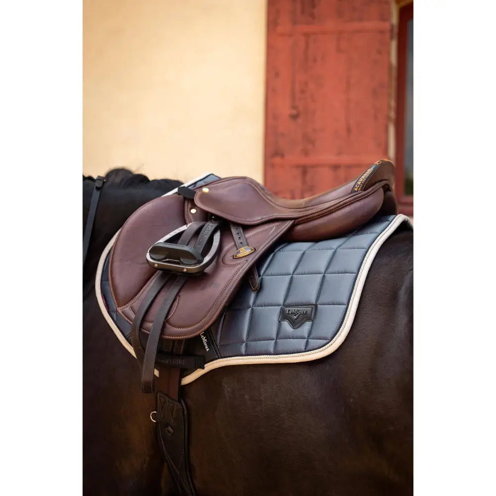 Lemieux Loire Classic Close Contact Square Jay Blue Small/Medium Saddle Pads & Numnahs Barnstaple Equestrian Supplies