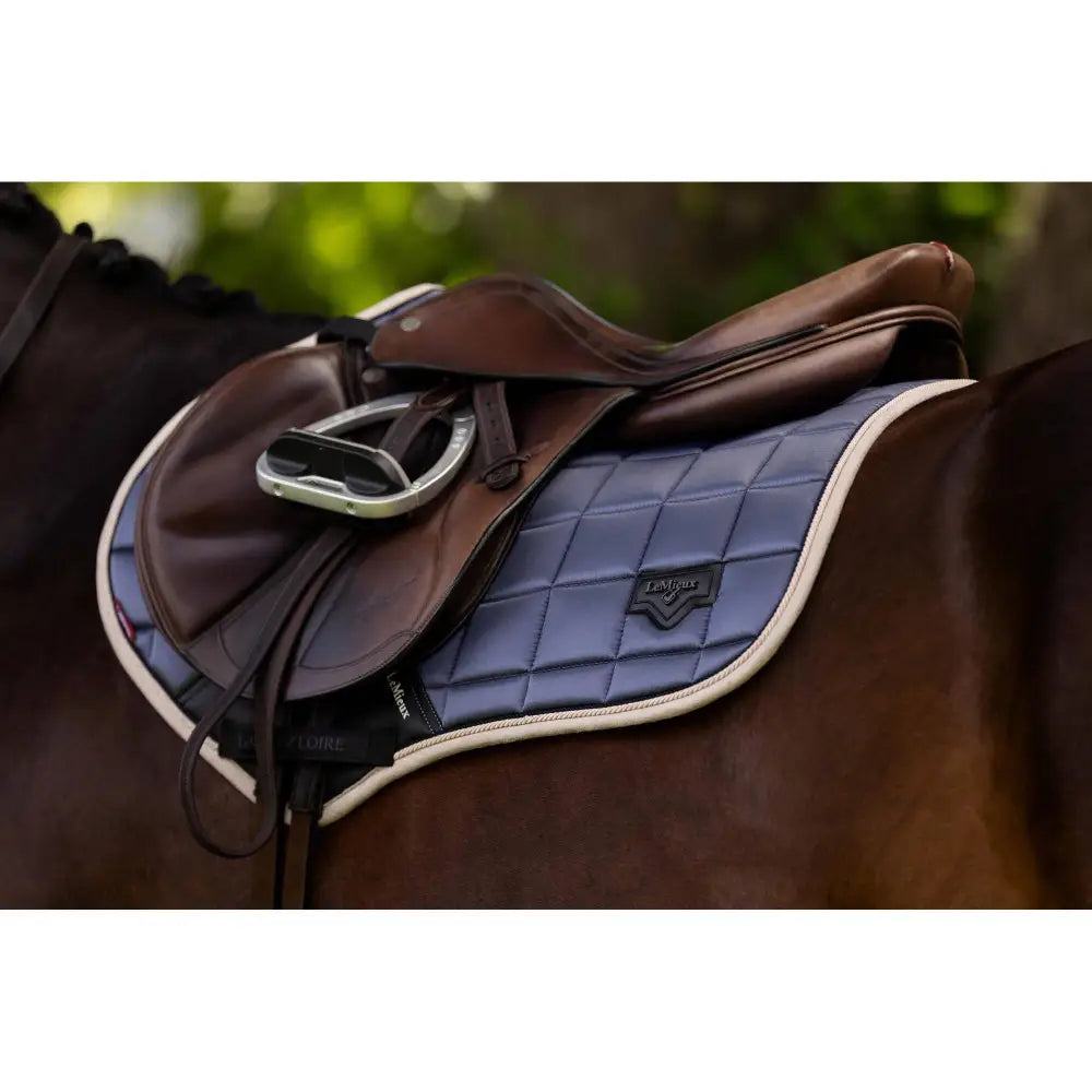 Lemieux Loire Classic Close Contact Square Jay Blue Small/Medium Saddle Pads