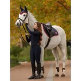 Lemieux Loire Classic Close Contact Square Navy/Cranberry Navy/Cranberry Small/Medium Saddle Pads