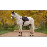 Lemieux Loire Classic Close Contact Square Navy/Cranberry Navy/Cranberry Small/Medium Saddle Pads