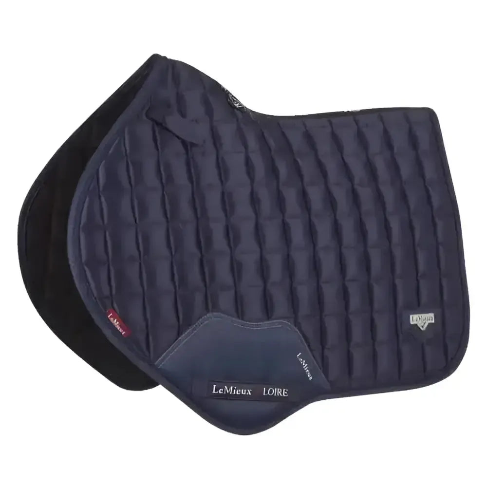 LeMieux Loire Classic Close Contact Square Navy Saddle Pads Large Saddle Pads