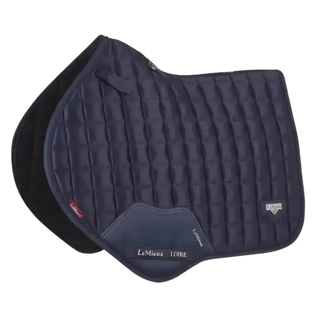 LeMieux Loire Classic Close Contact Square Navy Saddle Pads Large Saddle Pads