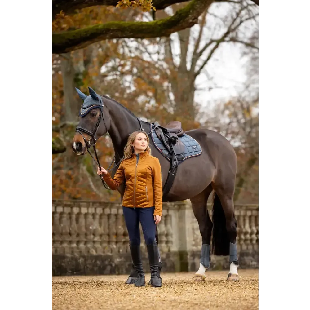 Lemieux Loire Classic Close Contact Square Petrol Small/Medium Petrol Saddle Pads