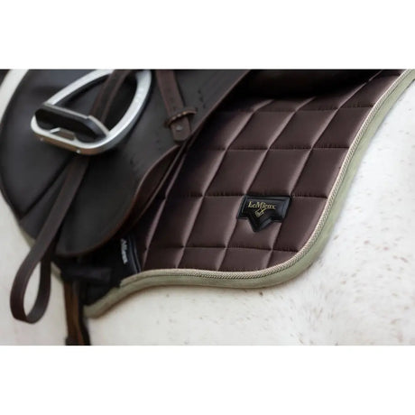 Lemieux Loire Classic Close Contact Square Walnut Small/Medium Saddle Pads & Numnahs Barnstaple Equestrian Supplies