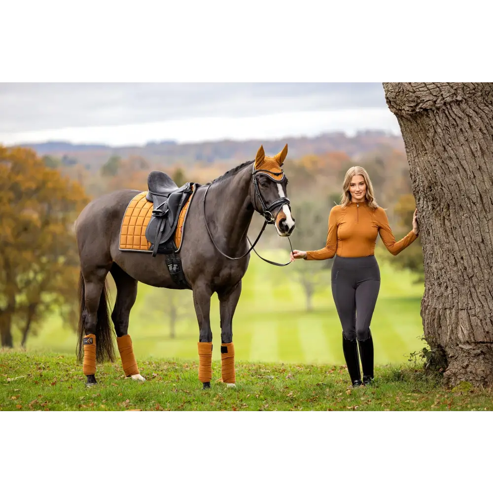 Lemieux Loire Classic Dressage Square Ginger - Dressage Saddle Pads