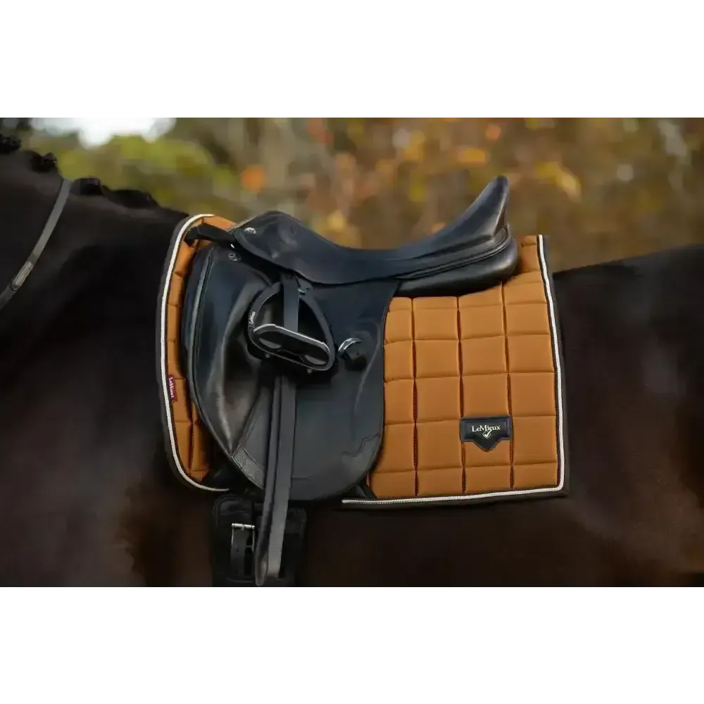 Lemieux Loire Classic Dressage Square Ginger Small/Medium Ginger Dressage Saddle Pads