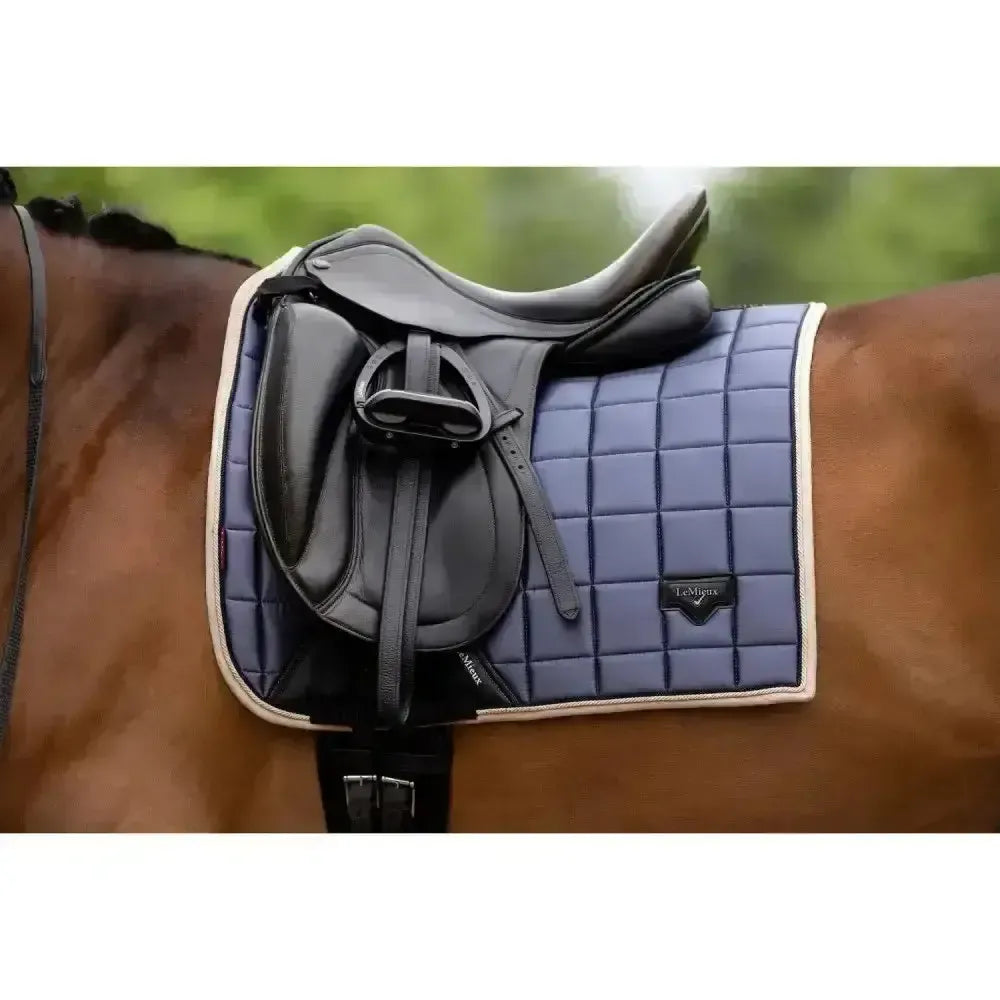 Lemieux Loire Classic Dressage Square Jay Blue Small/Medium Dressage Saddle Pads