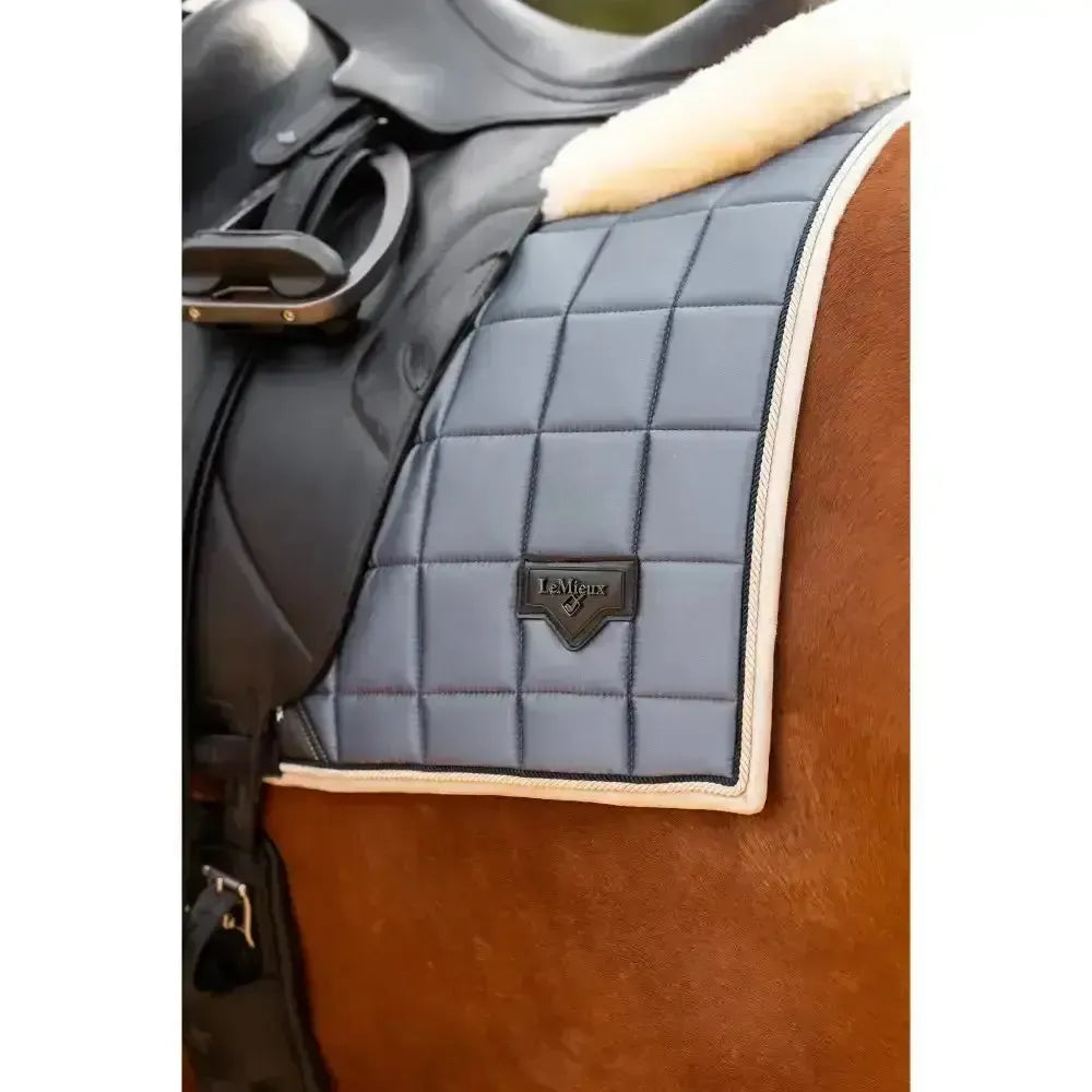 Lemieux Loire Classic Dressage Square Jay Blue Small/Medium Dressage Saddle Pads
