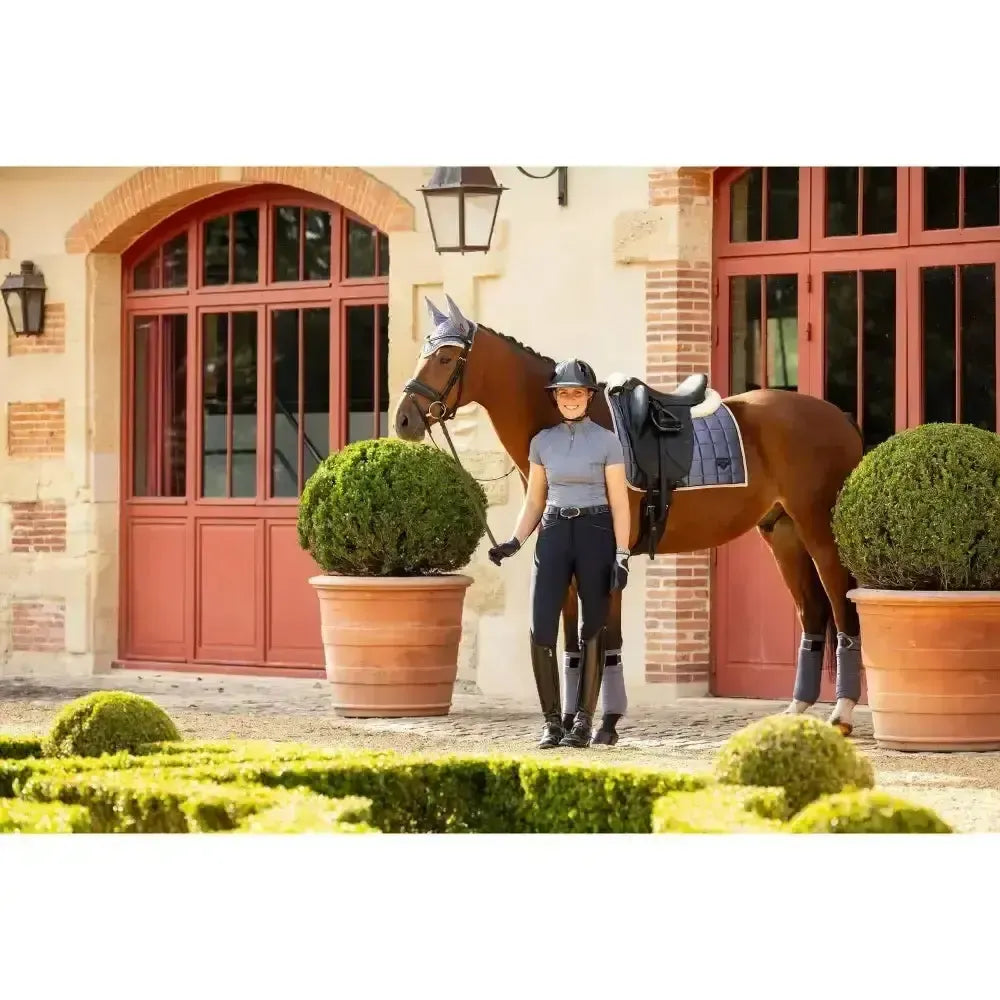 Lemieux Loire Classic Dressage Square Jay Blue Small/Medium Dressage Saddle Pads