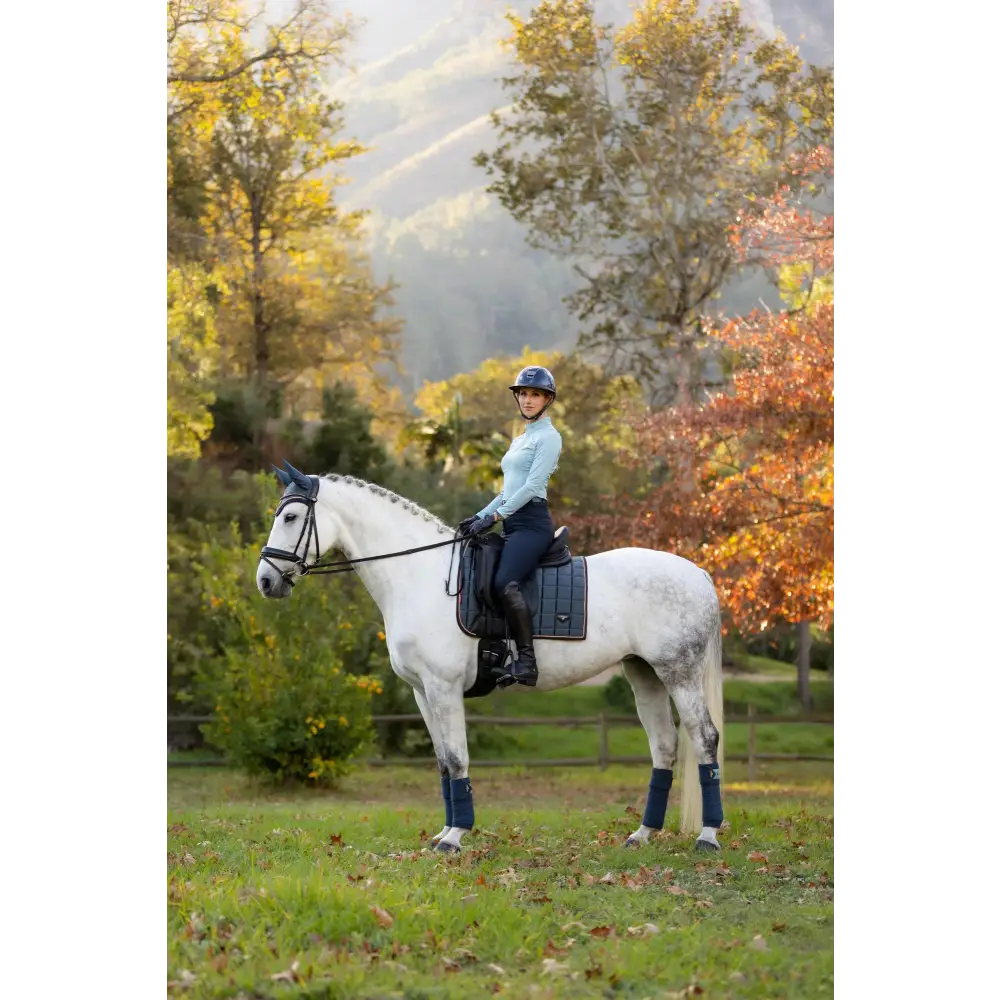 Lemieux Loire Classic Dressage Square Petrol - Dressage Saddle Pads