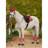 Lemieux Loire Classic GP Square Cranberry Cranberry Small/Medium Saddle Pads
