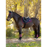 Lemieux Loire Classic GP Square Navy/Cranberry Navy/Cranberry Small/Medium Saddle Pads