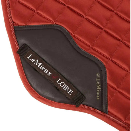 LeMieux Loire Classic Satin CC Square Sienna Large Saddle Pads & Numnahs Barnstaple Equestrian Supplies