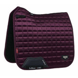 LeMieux Loire Classic Satin Dressage Square Fig S/M Saddle Pads & Numnahs Barnstaple Equestrian Supplies