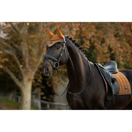 Lemieux Loire Fly Hood Ginger - Horse Ear Bonnets