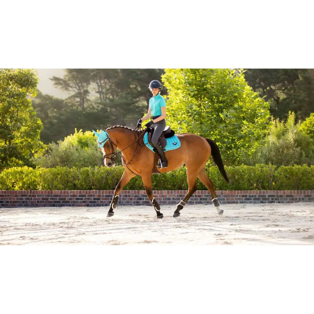 LeMieux Loire Memory Close Contact Square Azure - Large / Azure - Saddle Pads