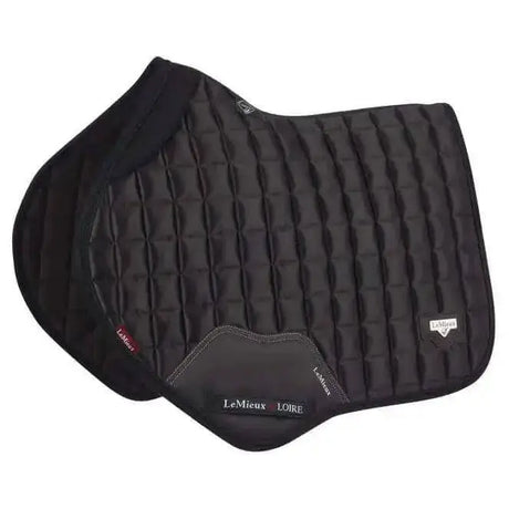 LeMieux Loire Memory Close Contact Square Black Black Large Saddle Pads & Numnahs Barnstaple Equestrian Supplies