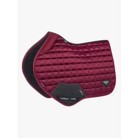 LeMieux Loire Memory Close Contact Square Mulberry Large Mulberry Saddle Pads