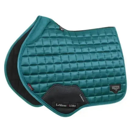 LeMieux Loire Memory Close Contact Square Peacock Peacock Large Saddle Pads