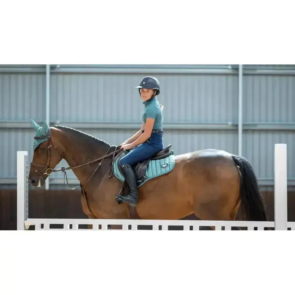 LeMieux Loire Memory Close Contact Square Sage Large Sage Saddle Pads