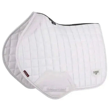 LeMieux Loire Memory Close Contact Square White White Large Saddle Pads & Numnahs Barnstaple Equestrian Supplies