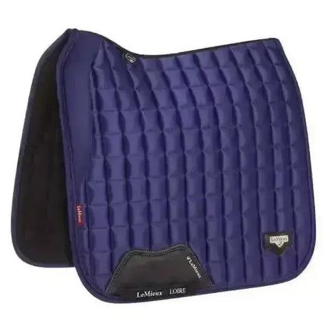LeMieux Loire Memory Dressage Square Ink Blue Ink Large Dressage Saddle Pads