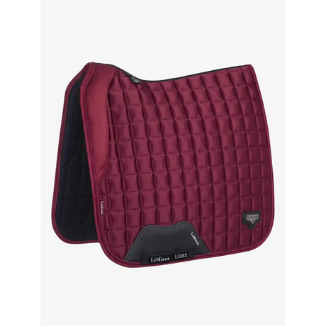 LeMieux Loire Memory Dressage Square Mulberry Large Mulberry Dressage Saddle Pads